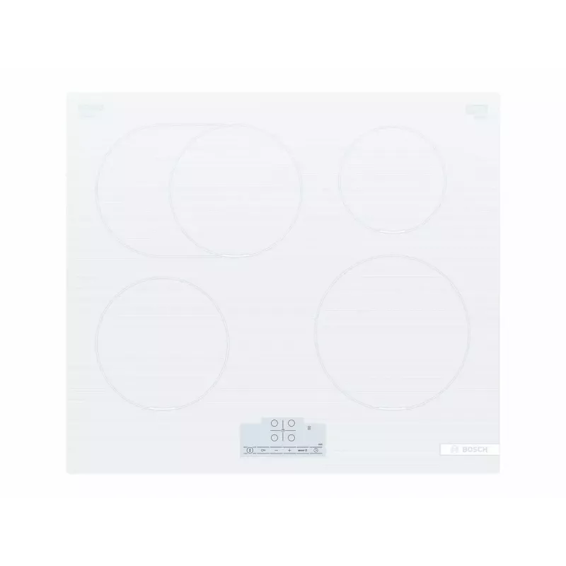 Bosch Serie 6 PIF612BB1E inductiekookplaat, 4 zones, inbouw, 60 cm, wit, touchbediening