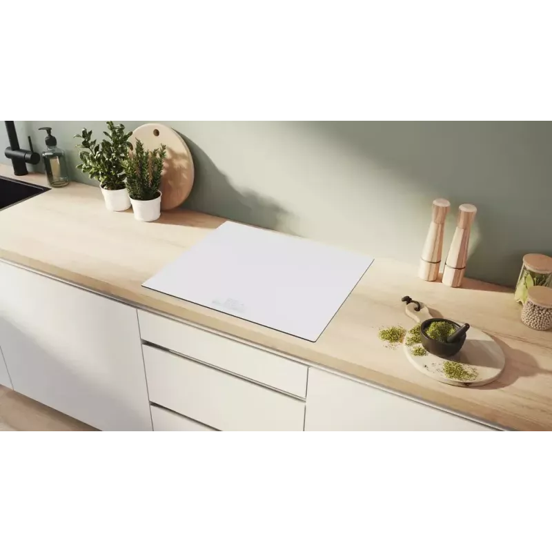 Bosch Serie 6 PIF612BB1E inductiekookplaat, 4 zones, inbouw, 60 cm, wit, touchbediening