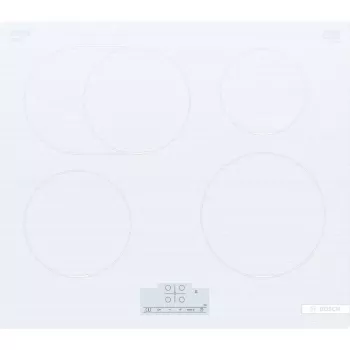 Bosch Serie 6 PIF612BB1E inductiekookplaat, 4 zones, inbouw, 60 cm, wit, touchbediening