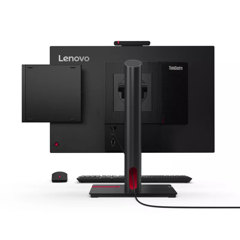 Lenovo ThinkCentre M70q Gen 5 Intel® Core™ i3 i3-14100T 8 GB DDR5-SDRAM 256 GB SSD Windows 11 Pro mini-pc zwart