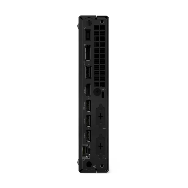 Lenovo ThinkCentre M70q Gen 5 Intel® Core™ i3 i3-14100T 8 GB DDR5-SDRAM 256 GB SSD Windows 11 Pro mini-pc zwart