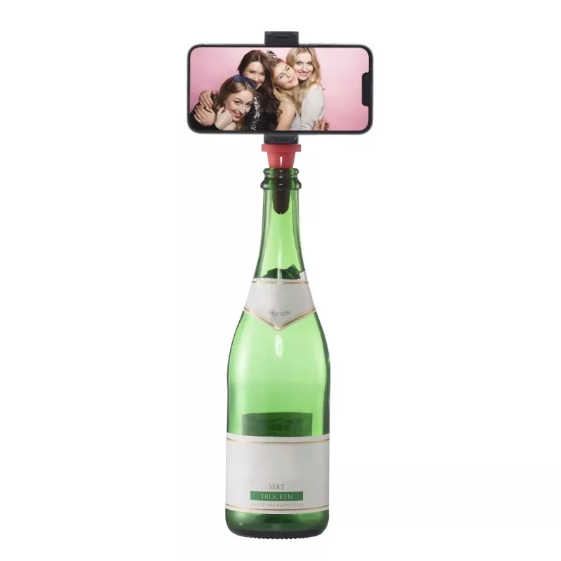 Hama Bottle Pod Fun passieve houder mobiele telefoon/smartphone zwart, rood