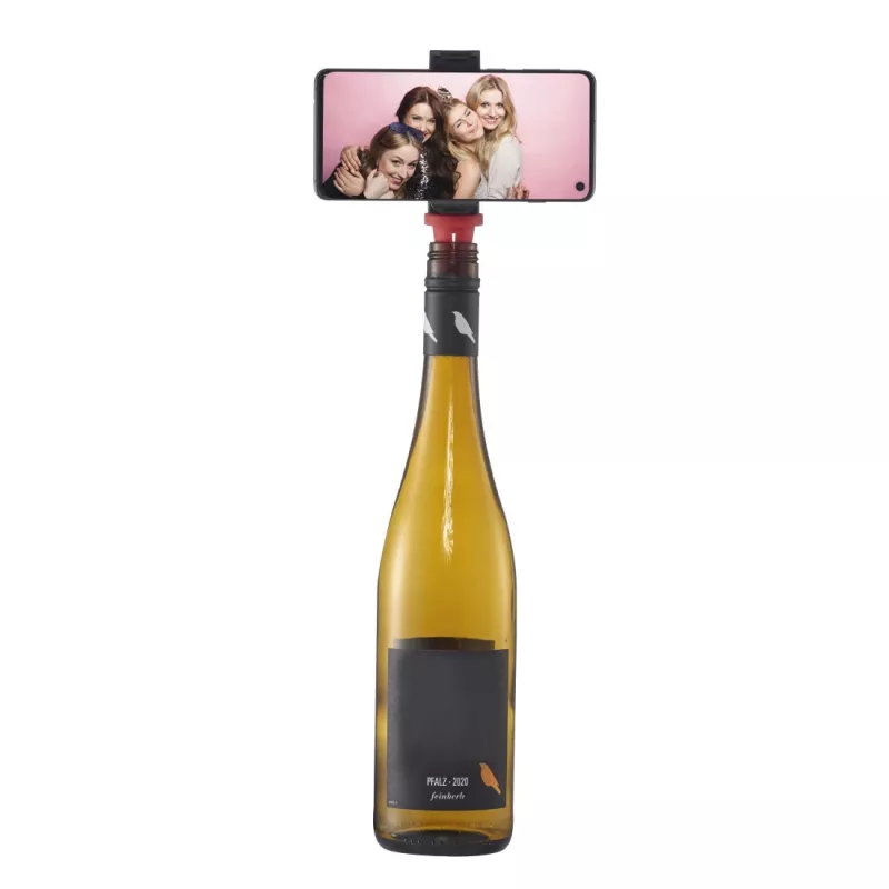 Hama Bottle Pod Fun passieve houder mobiele telefoon/smartphone zwart, rood