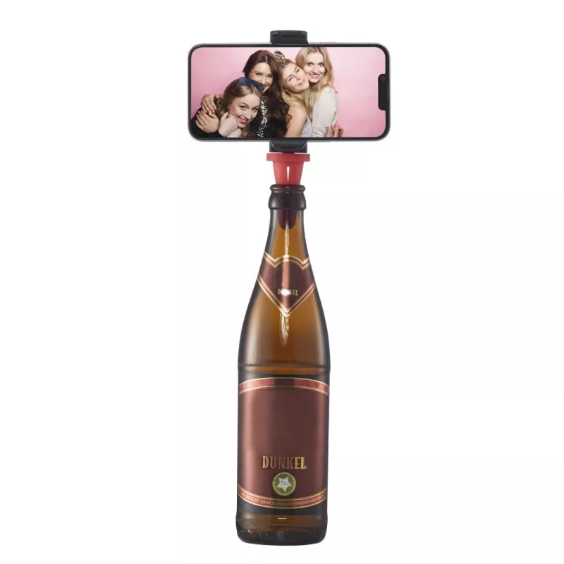 Hama Bottle Pod Fun passieve houder mobiele telefoon/smartphone zwart, rood