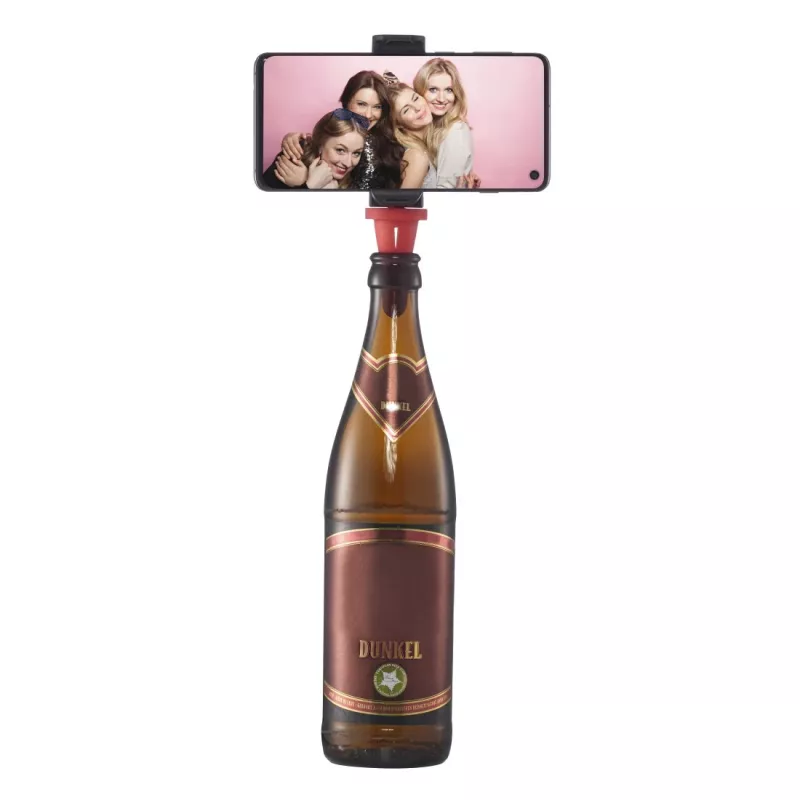 Hama Bottle Pod Fun passieve houder mobiele telefoon/smartphone zwart, rood