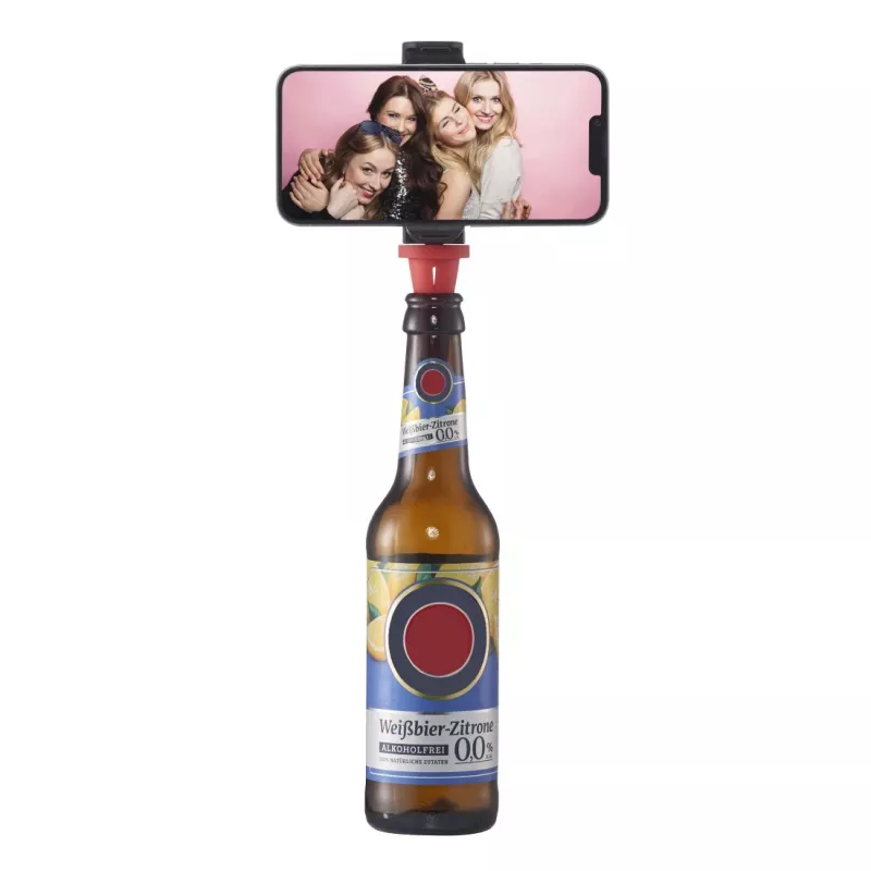 Hama Bottle Pod Fun passieve houder mobiele telefoon/smartphone zwart, rood