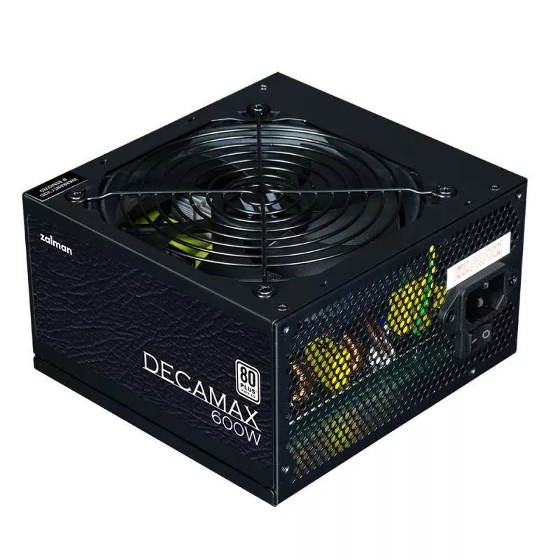 Zalman Decamax voeding 600 W ATX zwart
