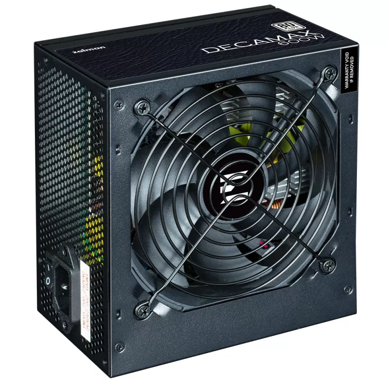 Zalman Decamax voeding 600 W ATX zwart