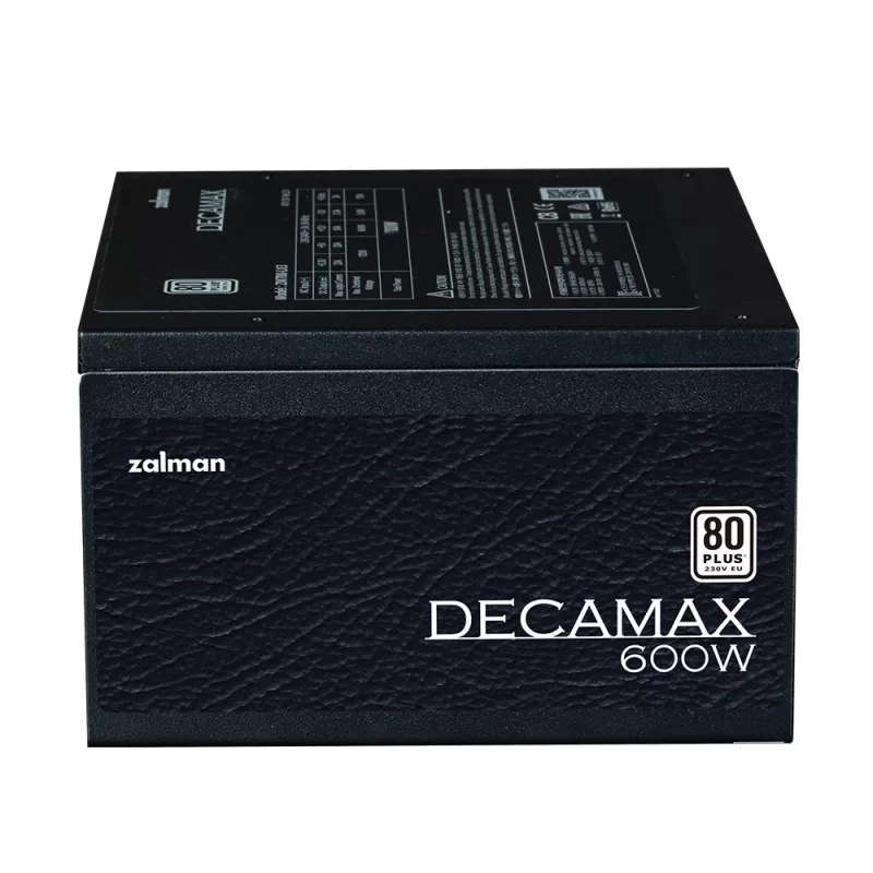 Zalman Decamax voeding 600 W ATX zwart