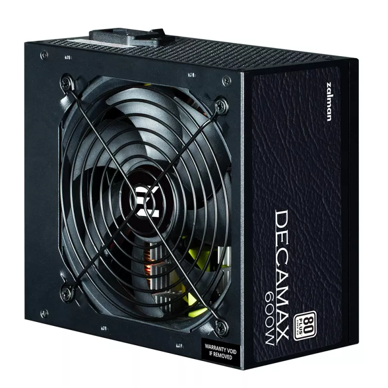 Zalman Decamax voeding 600 W ATX zwart