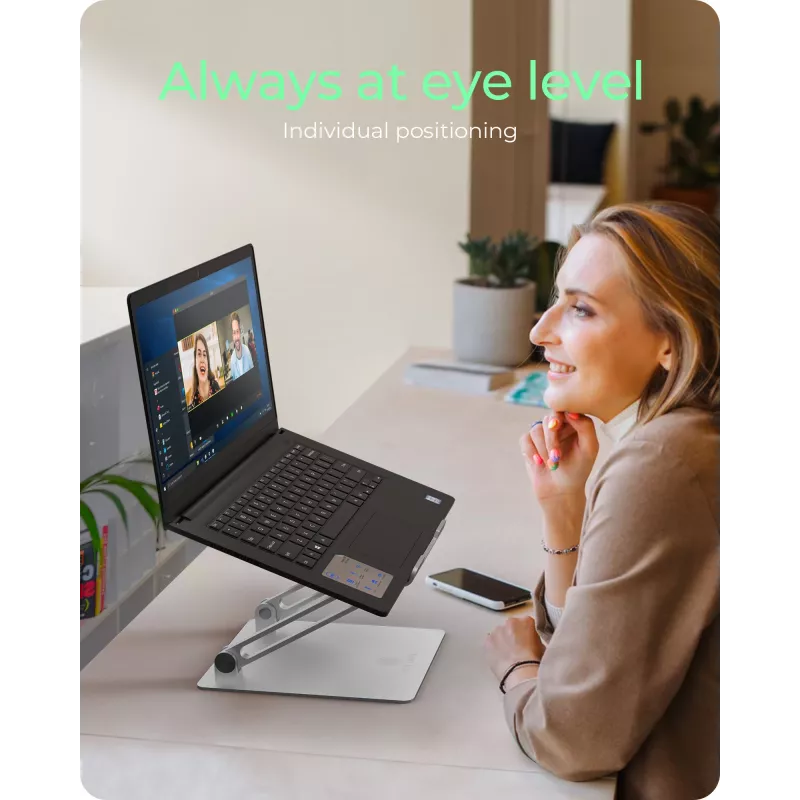 ICY BOX IB-NH300 laptopstandaard zilver 43,2 cm (17 inch)