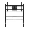 Neomounts MOVE Go XL FL50-575BL1 tv-trolley 65-110 inch, max. 125 kg, in hoogte verstelbaar 129-139 cm, VESA 100x100-1100x600, afsluitbaar, TÜV-gecertificeerd, zwart