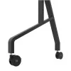 Neomounts MOVE Go XL FL50-575BL1 tv-trolley 65-110 inch, max. 125 kg, in hoogte verstelbaar 129-139 cm, VESA 100x100-1100x600, afsluitbaar, TÜV-gecertificeerd, zwart