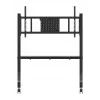 Neomounts MOVE Go XL FL50-575BL1 tv-trolley 65-110 inch, max. 125 kg, in hoogte verstelbaar 129-139 cm, VESA 100x100-1100x600, afsluitbaar, TÜV-gecertificeerd, zwart