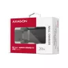 Wandlader Axagon ACU-PD20 1x QC3.0/AFC/FCP/PD Type-C 20W zwart