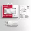 Axagon ACU-PD20W wandlader 1x QC3.0/AFC/FCP/PD Type-C 20W wit