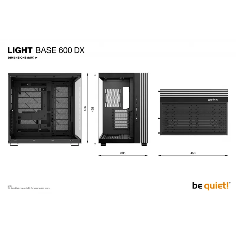be quiet LIGHT BASE 600 DX zwart midi tower
