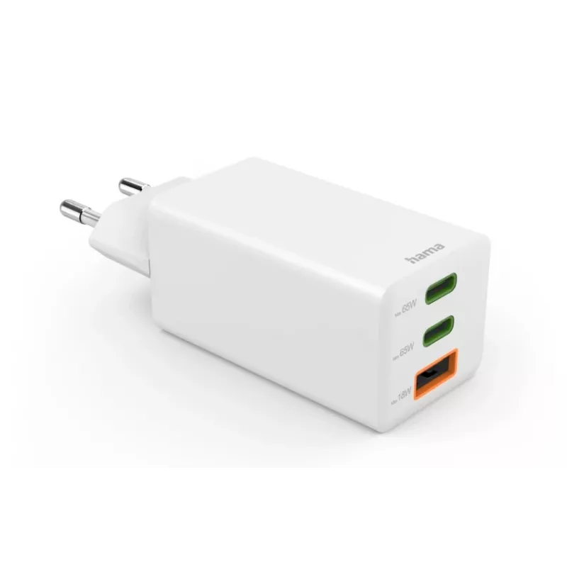 Hama 00201996 mobiele oplader smartphone wit AC snelladen binnen, buiten