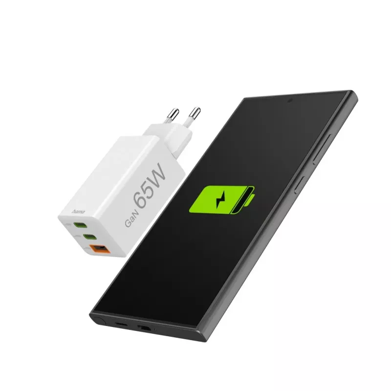 Hama 00201996 mobiele oplader smartphone wit AC snelladen binnen, buiten