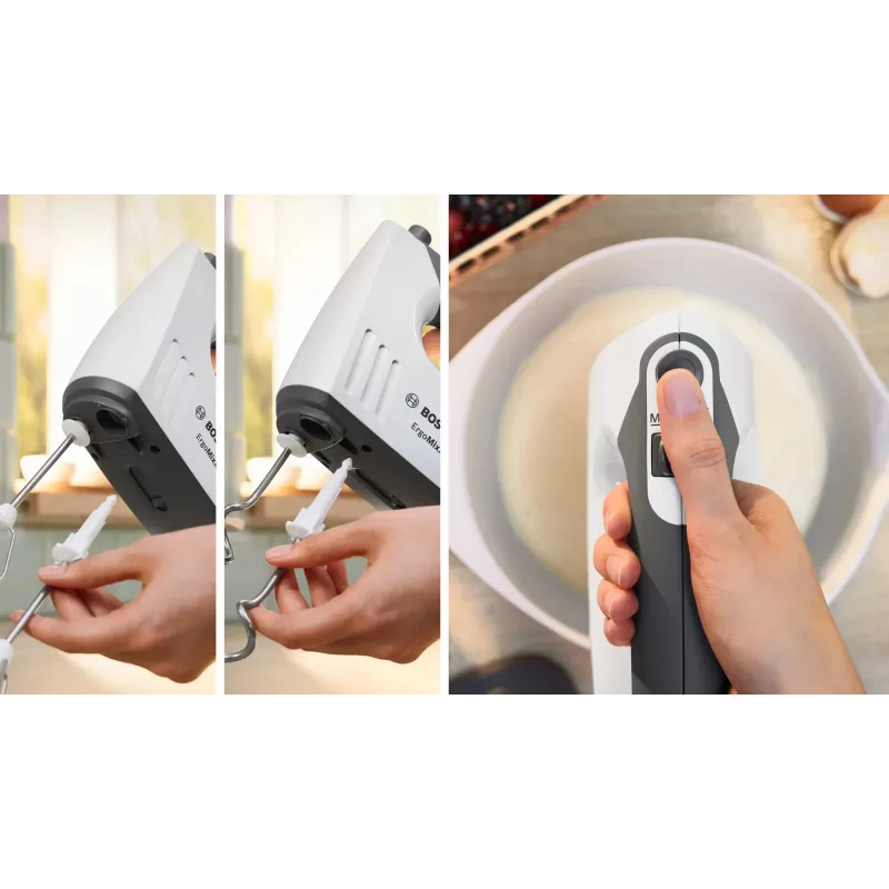Bosch MFQ37470 handmixer 750 W zwart, wit