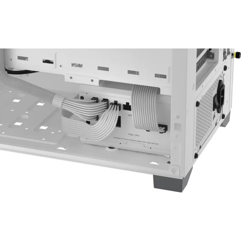 CORSAIR voeding - Rm750x Shift 80 Plus Gold volledig modulair ATX - wit