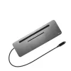 i-tec Metal SB-C ergonomisch 4K 3x display dockingstation met Power Delivery 85 W + universele oplader 100 W