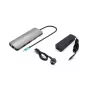 i-tec Metal USB-C Nano 2x display dockingstation met PD 100 W + oplader 100W