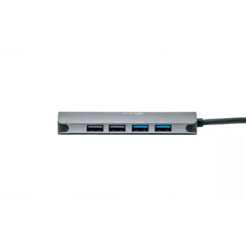 i-tec Metal USB-C Nano 2x display dockingstation met PD 100 W + oplader 100W