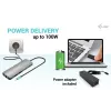i-tec Metal USB-C Nano 2x display dockingstation met PD 100 W + oplader 100W