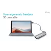 i-tec Metal USB-C Nano 2x display dockingstation met PD 100 W + oplader 100W