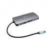 i-tec Metal USB-C Nano dock HDMI/VGA met LAN + oplader 100 W