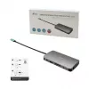 i-tec Metal USB-C Nano dock HDMI/VGA met LAN + oplader 100 W
