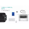 i-tec Metal USB-C Nano dock HDMI/VGA met LAN + oplader 100 W
