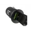 Green Cell GC PowerRide Nano36 CADM-GC-36AA autolader 36 W 6 A, 2 × USB-A, snelladen met Ultra Charge, 12/24 V, zwart