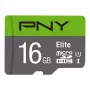 PNY Micro SD Elite 16GB Class 10 UHS-I U1 + SD-adapter lezen 100 MB/s