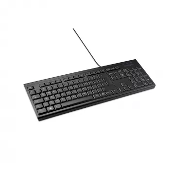 Kensington K63727WW, full-size (100%), bedraad, USB, membraan, QWERTY, zwart