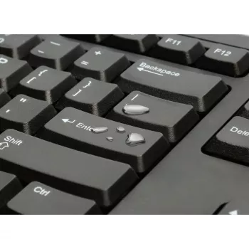 Kensington K63727WW, full-size (100%), bedraad, USB, membraan, QWERTY, zwart