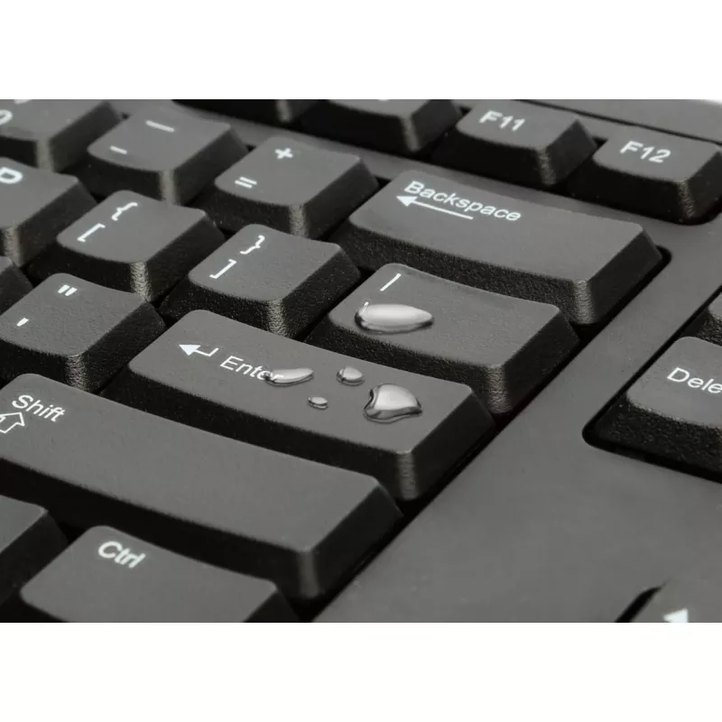 Kensington K63727WW, full-size (100%), bedraad, USB, membraan, QWERTY, zwart