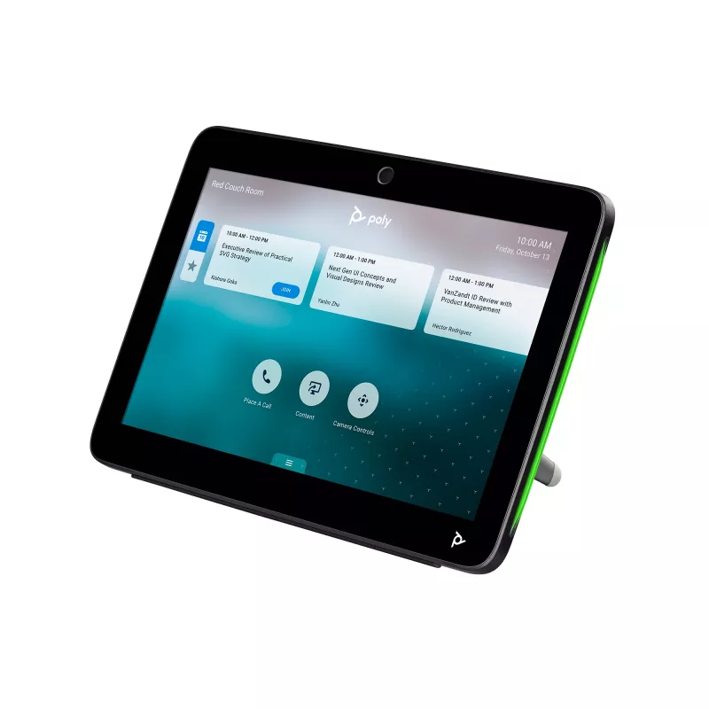 HP Poly TC10 touchcontroller, zwart, 1280 x 800 pixels, 260 mm, 184 mm, 64 mm, 1,27 kg