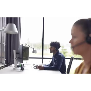 HP Poly EncorePro 320 met Quick Disconnect binaurale headset TAA