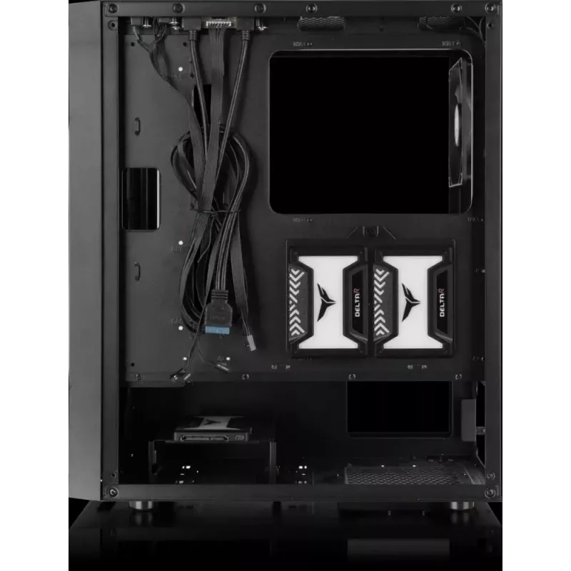 Thermaltake Versa XM1 Tempered Glass Midi Tower behuizing, zwart