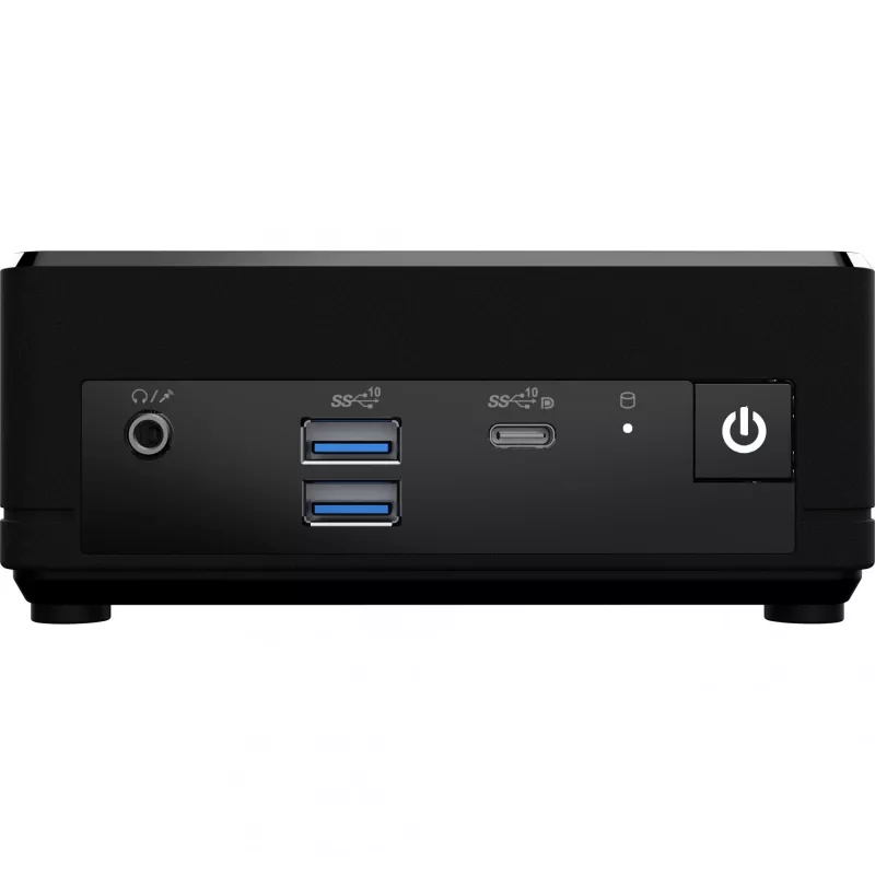 MSI Cubi N ADL S-078EU Intel® N N100 4 GB DDR4-SDRAM 128 GB SSD Windows 11 Pro mini-pc zwart