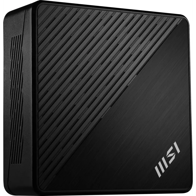 MSI Cubi N ADL S-078EU Intel® N N100 4 GB DDR4-SDRAM 128 GB SSD Windows 11 Pro mini-pc zwart