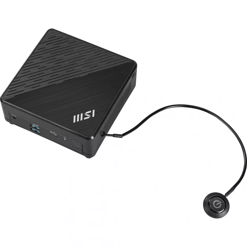 MSI Cubi N ADL S-078EU Intel® N N100 4 GB DDR4-SDRAM 128 GB SSD Windows 11 Pro mini-pc zwart