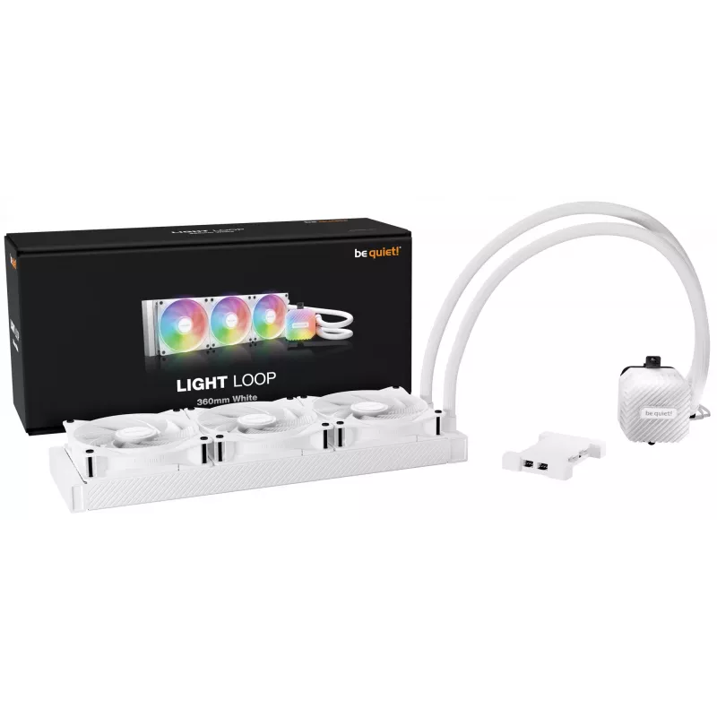 be quiet LIGHT LOOP 360mm wit processor all-in-one-vloeistofkoeler 12 cm 1 stuk
