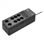 APC Back-UPS, 1050VA/600W vloer-/wandmontage, 230V, 8x Schuko CEE 7/3 stopcontacten, USB Type A+C aansluiting, vervangbare batterij