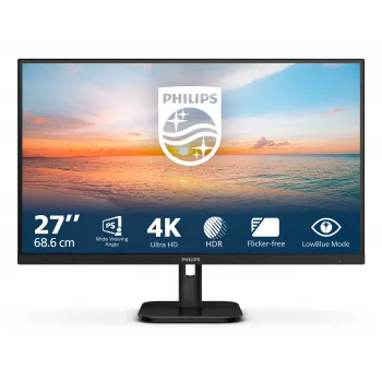 Philips 27E1N1800A/00 computermonitor 68,6 cm (27 inch) 3840 x 2160 pixel 4K Ultra HD LED zwart