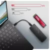 Axagon EEM2-20G USB-C 20Gbps - M.2 NVMe SSD gepantserde behuizing