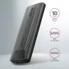 Axagon EEM2-GTS2 externe USB-C 10Gbit/s metalen behuizing voor M.2 NVMe & SATA SSD's. Schroefloos