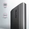 Axagon EEM2-GTS2 externe USB-C 10Gbit/s metalen behuizing voor M.2 NVMe & SATA SSD's. Schroefloos